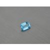 Topaze naturelle octogone 6.1x8.1 mm  swiss blue facettée