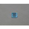 Topaze naturelle octogone 6.1x8.1 mm  swiss blue facettée
