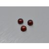 Granat naturlicher rund 5.0 mm pyrop cabochon