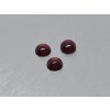 Granát přírodní kulatý 6.0 mm rhodolit kabošon