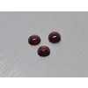 Grenat naturel rond 6.0 mm Rhodolite cabochon