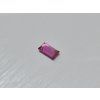 Grenat naturel rectangulaire 6.1x9.1 mm Rhodolite facetté