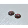 Grenat naturel ovale 8x10 mm Rhodolite cabochon