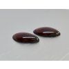 Grenat naturel marquise 8.0x15.5 mm Rhodolite cabochon