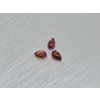 Grenat naturel poire 3x5 mm Pyrope cabochon