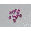Grenat naturel rond 3.0 mm Rhodolite cabochon