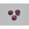Granát přírodní kulatý 7.0 mm rhodolit kabošon