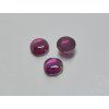 Grenat naturel rond 7.0 mm Rhodolite cabochon