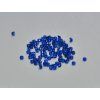 Spinelle synthétique rond 1.0-5.0 mm bleu couleur saphir, facetté