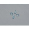 Topaz přírodní ovál 3.0x5.0 mm sky modrý kabošon