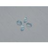 Topaze naturelle ovale 3.0x5.0 mm sky blue cabochon
