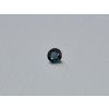 Saphir naturel rond 4.3 mm  bleu-vert facetté