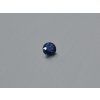 Saphir naturel rond 4.3 mm facetté bleu