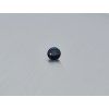 Saphir naturel rond 4.1 mm  facetté bleu