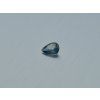 Saphir naturel poire 5.0x6.9 mm facetté bleu sans traitement