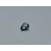 Saphir naturel poire 5.0x6.9 mm facetté bleu sans traitement