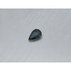 Saphir naturel poire 5.5x8.0 mm facetté bleu sans traitement