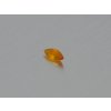 Safír přírodní markýz 3.3x7.0 mm fasetovaný oranžový
