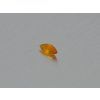 Saphir naturel marquise 3.3x7.0 mm facetté orange