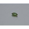Saphir naturel marquise 3.4x7.0 mm facetté vert