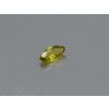 Saphir naturel marquise 3.6x7.5 mm facetté jaune
