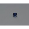 Safír přírodní ovál 3.5x5.2 mm fasetovaný modrý