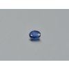 Saphir naturel ovale 3.7x4.9 mm facetté bleu