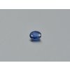 Saphir naturlicher oval 3.7x4.9 mm blau facettiert  blau