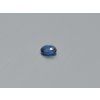 Saphir naturel ovale 3.7x4.9 mm facetté bleu