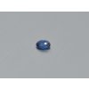 Saphir naturlicher oval 3.7x4.9 mm blau facettiert  blau