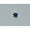 Safír přírodní ovál 3.9x5.2 mm fasetovaný modrý