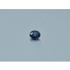 Saphir naturel ovale 4.7x5.9 mm facetté bleu