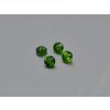 Chrome diopside naturel rond 4 mm facetté