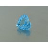 Topaz přírodní srdce 16.1x17.8 mm swiss modrý fasetovaný