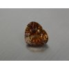 Topaz imperiál přírodní srdce 17.1x19.7 mm fasetovaný