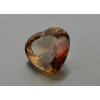Topaz imperiál přírodní srdce 19.2x20.2 mm fasetovaný