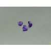 Ametyst přírodní srdce 3.0x3.0 mm fasetovaný