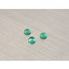 Émeraude naturelle ronde 4 mm cabochon