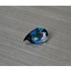 Topacio natural pera 7.5x13.0 mm london azul facetado