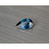 Topaze naturelle poire 7.5x13.0 mm london blue facettée