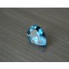 Topaze naturelle poire 8.0x11.7 mm london blue facettée
