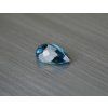 Topaze naturelle poire 8.0x11.7 mm london blue facettée