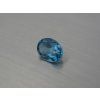 Topaze naturelle ovale 6.9x9.0 mm london blue facettée