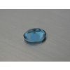 Topacio natural ovalado 6.9x9.0 mm london azul facetado