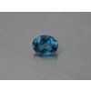Topacio natural ovalado 6.9x9.0 mm london azul facetado