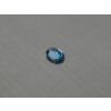 Topaze naturelle ovale 6x8 mm london blue facettée