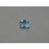 Topaze naturelle ovale 6x8 mm london blue facettée