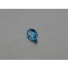 Topacio natural ovalado 6x8 mm london azul facetado