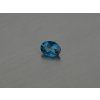 Topaze naturelle ovale 6x8 mm london blue facettée
