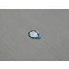 Topaze naturelle poire 6.0x8.9 mm facettée sky blue paire